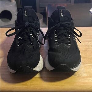 ASICS Black and White Athletic Sneakers